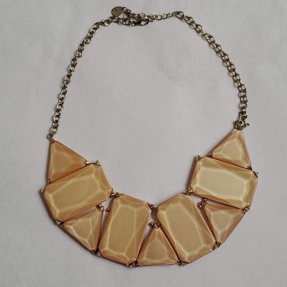 Nude Statement Necklace